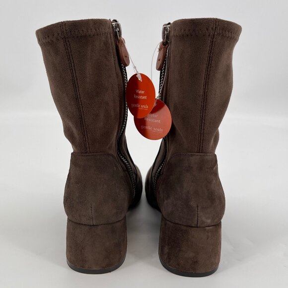 Gentle Souls by Kenneth Cole Emily Boot Size 7.5M Brown Shitake Suede Leather - Picture 5 of 16